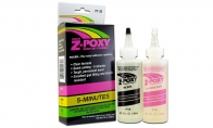 Zap Zap Z-Poxy 5 Minute Epoxy Glue Set (8 oz) for BlitzRCWorks 3 CH Red Mini L-39 Albatros V2 w/ Gyro RC EDF Jet