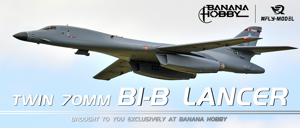 XFly Model B-1 Lancer Twin 70mm EDF Jet