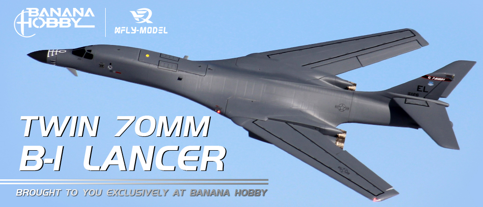 XFly Model B-1 Lancer Twin 70mm EDF Jet Preorder