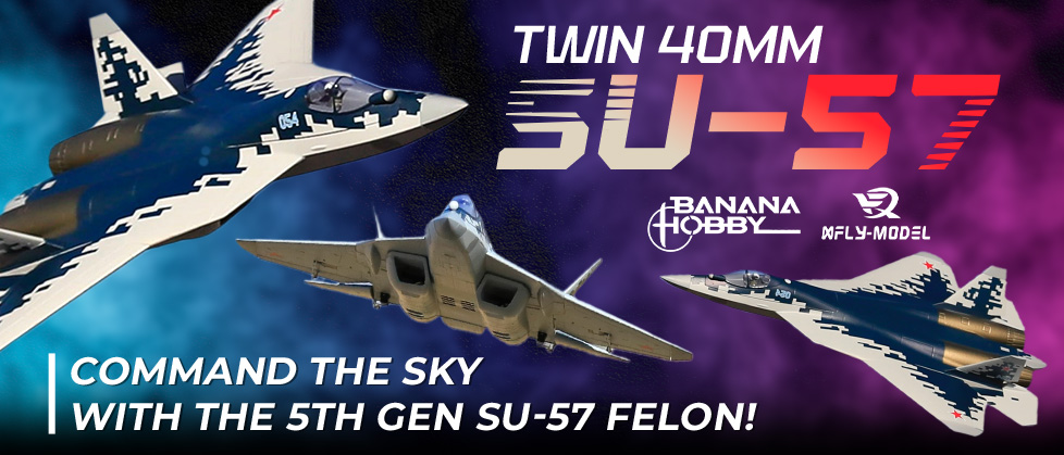XFly Su-57 Felon Twin 40mm EDF Jets