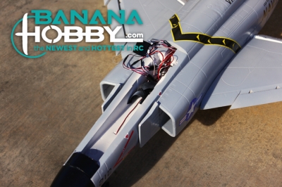 8 CH BlitzRCWorks Super F-4 Phantom II RC EDF Jet - Radio