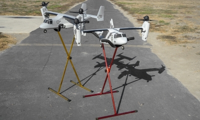 BlitzRCWorks Gold Anodized Aluminum CNC Model Airplane Stand RC