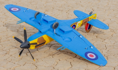 6 CH BlitzRCWorks Desert Camo 1100mm Supermarine Spitfire