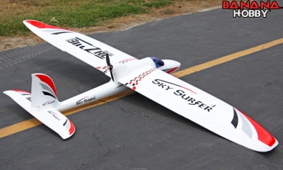 5 CH BlitzRCWorks Super Sky Surfer RC Sailplane Glider Radio