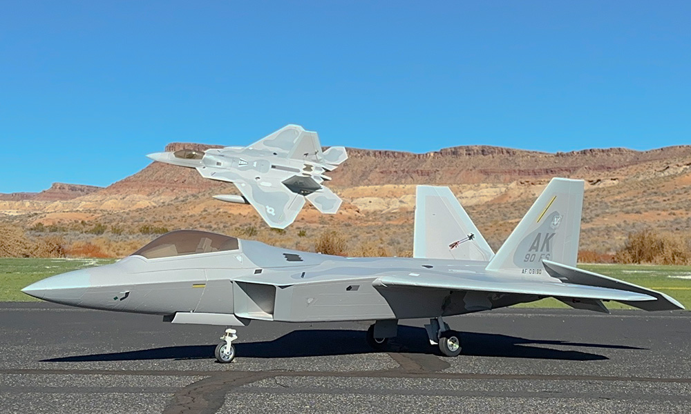AF F 22 Raptor 1.8M 71 Turbine Ready RC Turbine Jet PNP GST